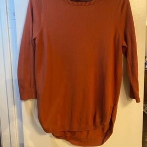 The Limited Burnt Orange Knit Sweater